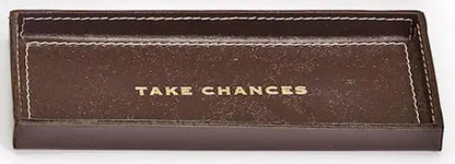 Engraved Leather Catchall Tray | 7.75in x 3.25in