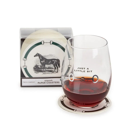 Equestrian Paper Coaster Set of 24