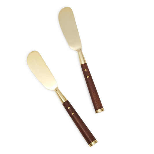 Wood + Gold Spreader