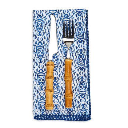 Aquatic Pattern Napkin Set of 4