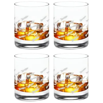 Fish Old Fashioned Etched Glass | 12oz