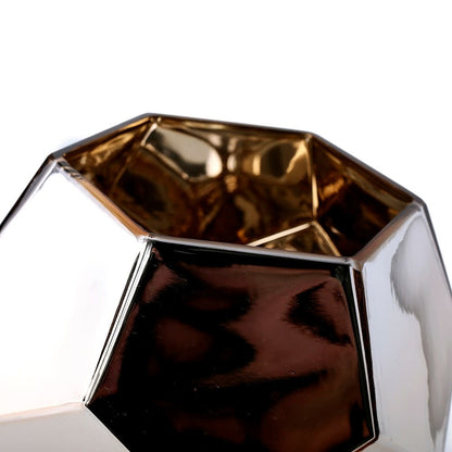 Geometric Vase | Gold 8in