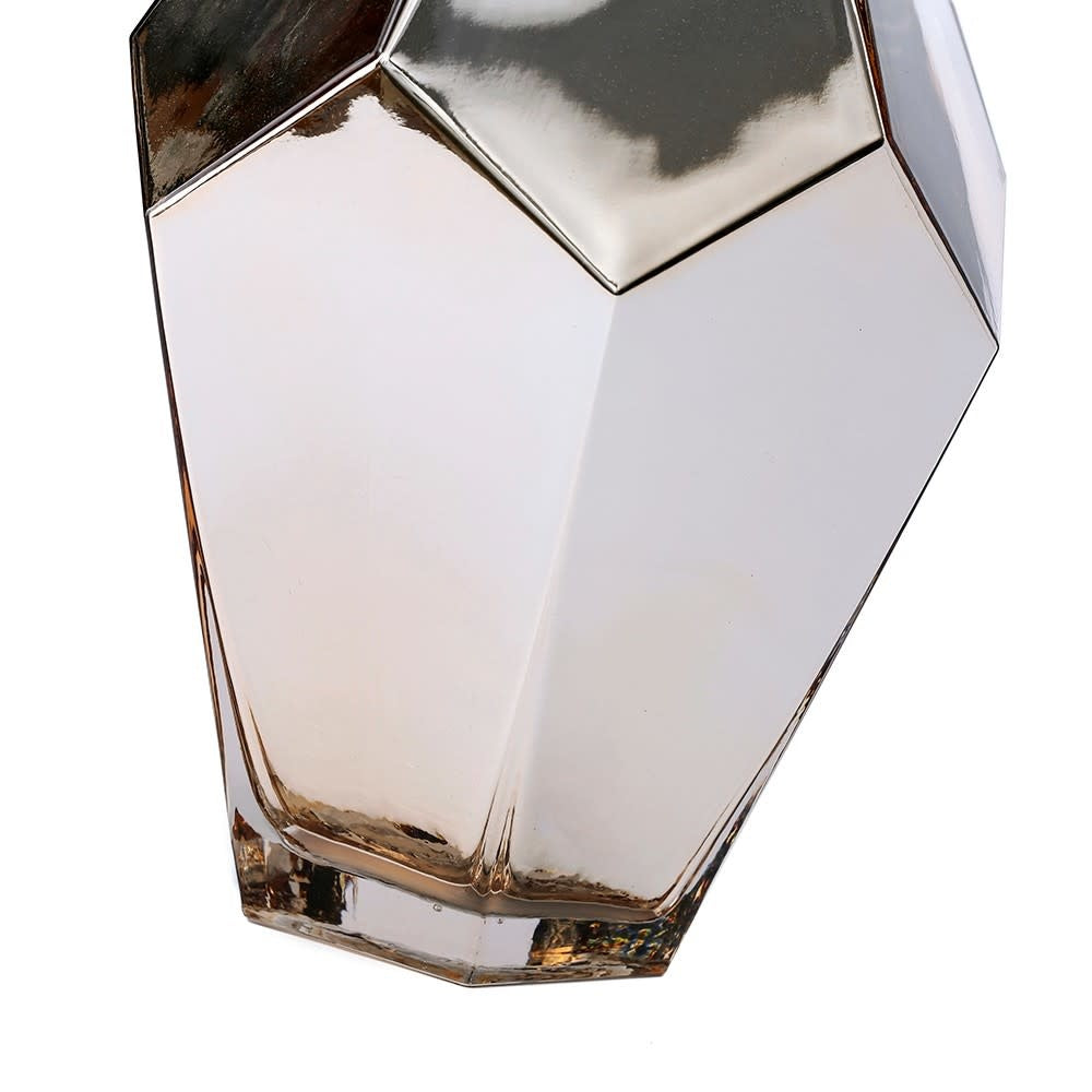 Geometric Vase | Gold 8in