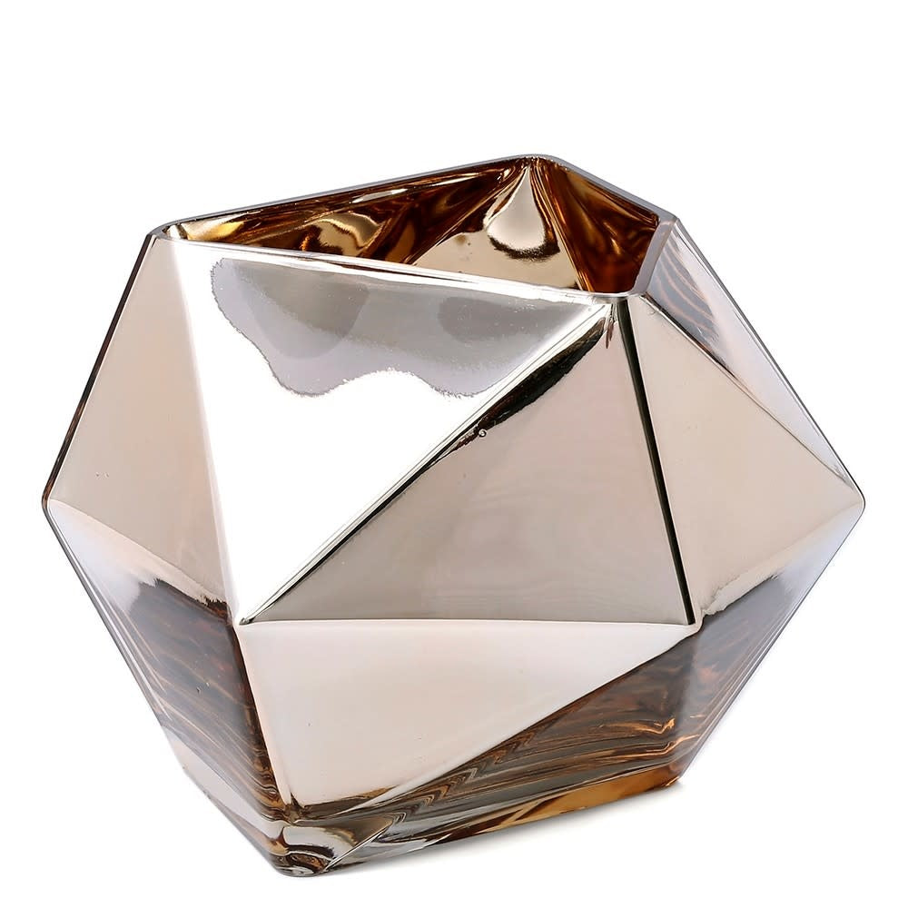Geometric Vase | Gold 5.5in