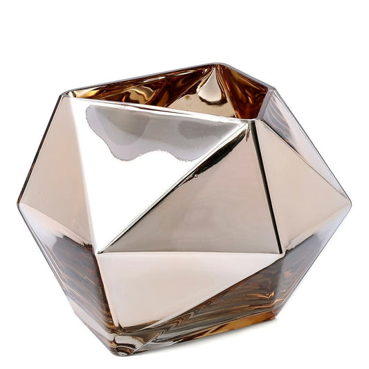 Geometric Vase | Gold 5.5in