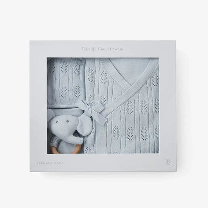 Take Me Home Layette Boxed Set | 0-3mo Blue