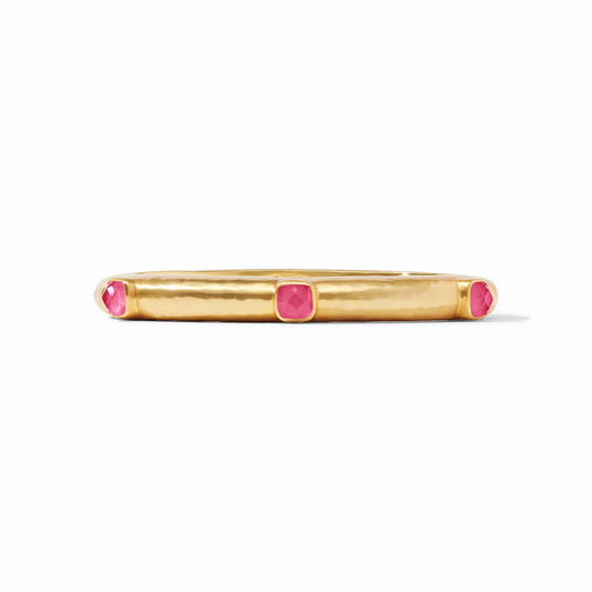 Catalina Hinge Bangle-Iridescent Raspberry-OS