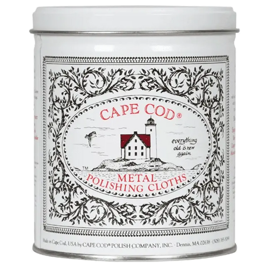 Cape Cod Polish Metal Polishing Cloths Economy Size Tin