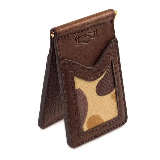 Campaign Leather Small Wallet | Smoke + Vintage Camo
