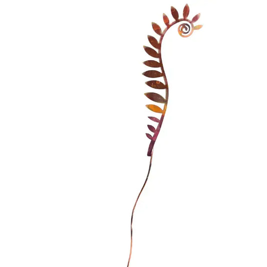 Copper Fiddlehead Fern Flower Spike | 20in