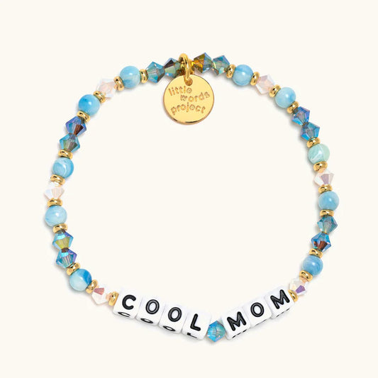 Cool Mom Mom Life Beaded Stretch Bracelet