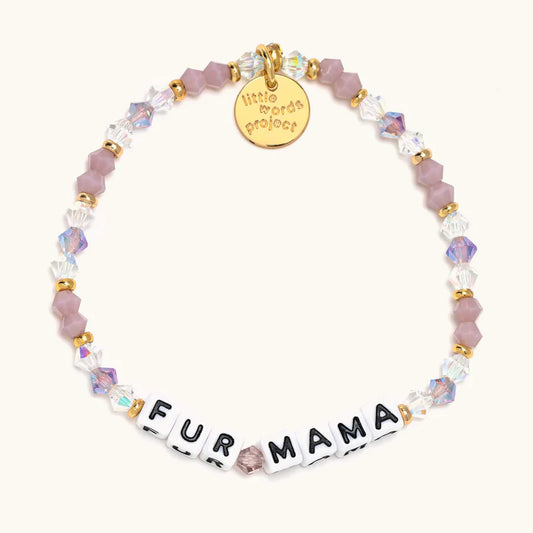 Fur Mama Mom Life Beaded Stretch Bracelet
