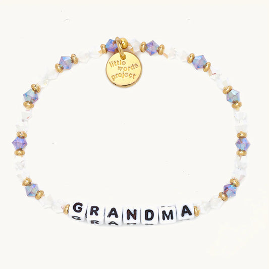Grandma Mom Life Beaded Stretch Bracelet