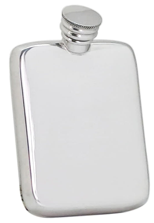 Pewter English Shirt Pocket Slimline Flask | 1.5oz