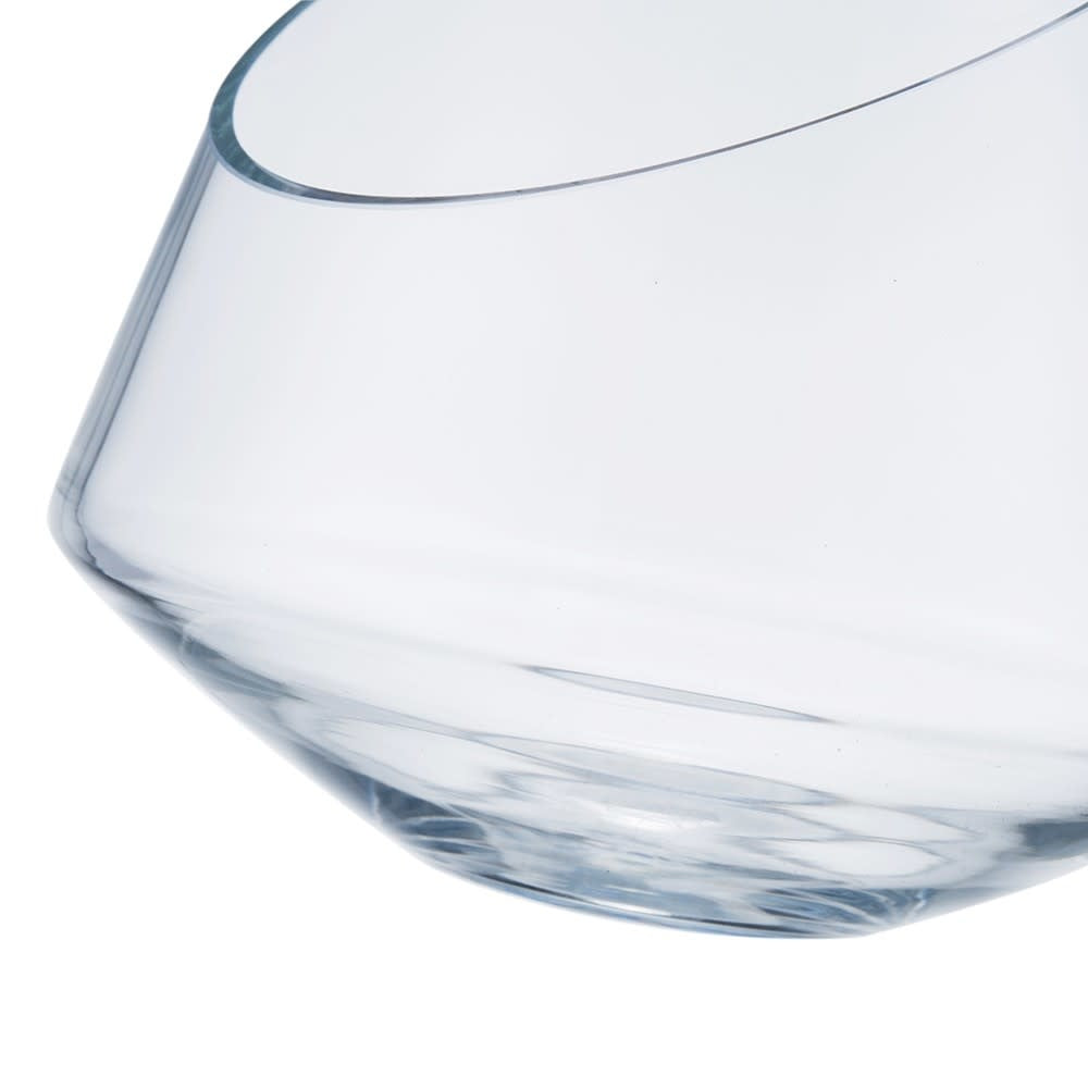 Glass Angled Bowl | Clear 7.5in