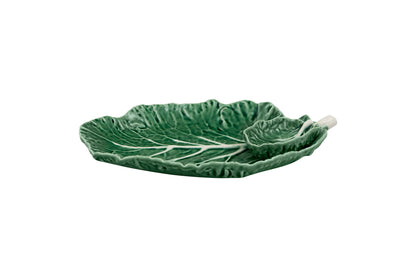 Bordallo Pinheiro Cabbage Chip & Dip | Green 8in