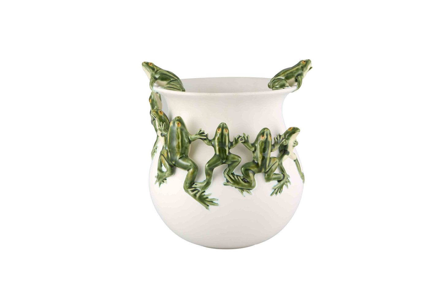 Frog's Ballet Pot Censored Vase | 10x11in