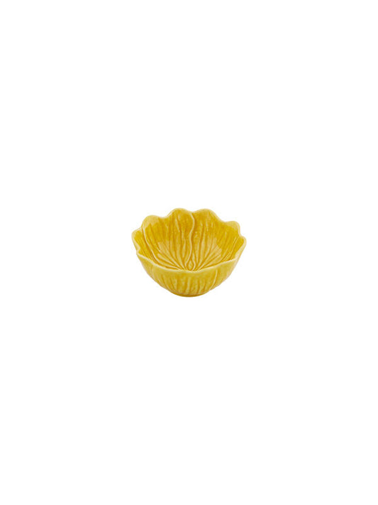 Bordallo Pineiro Flora Bowl | Yellow 6.75in