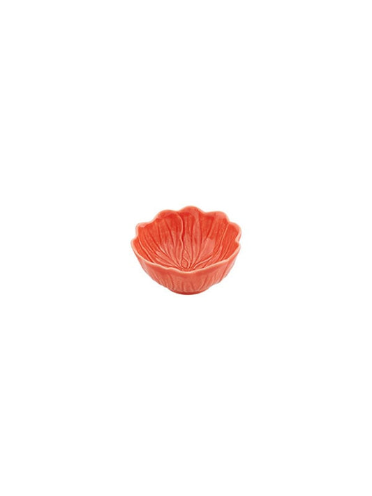 Bordallo Pineiro Flora Bowl | Salmon Pink 6.75in