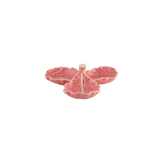 Bordallo Pinheiro Pink Cabbage Olive Dish | 8.5in