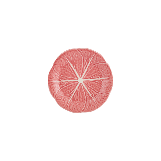 Bordallo Pinheiro Pink Cabbage Fruit + Dessert Plate | 7in