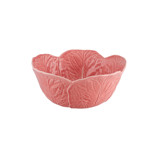 Bordallo Pinheiro Pink Cabbage Salad Bowl | 11in