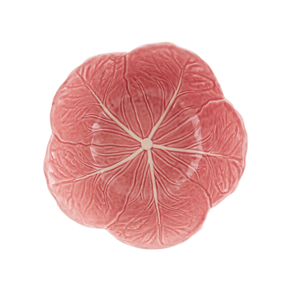 Bordallo Pinheiro Pink Cabbage Salad Bowl | 11in