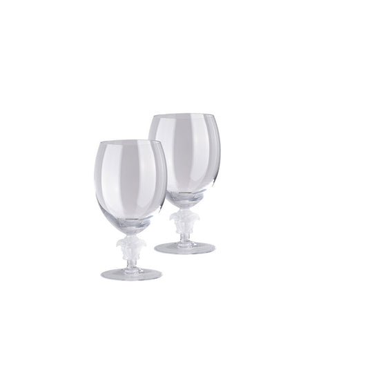 Versace Medusa Lumiere Red Wine Glasses Set of 2 | 16oz