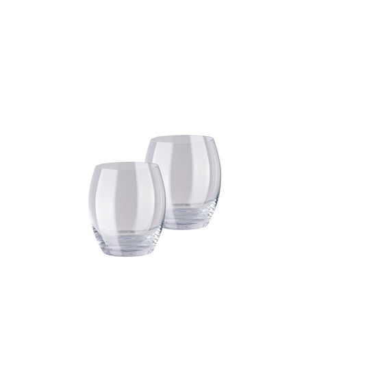 Versace Medusa Lumiere Whiskey DOF Glasses | S2 8.5in 5oz Clear Short Stem