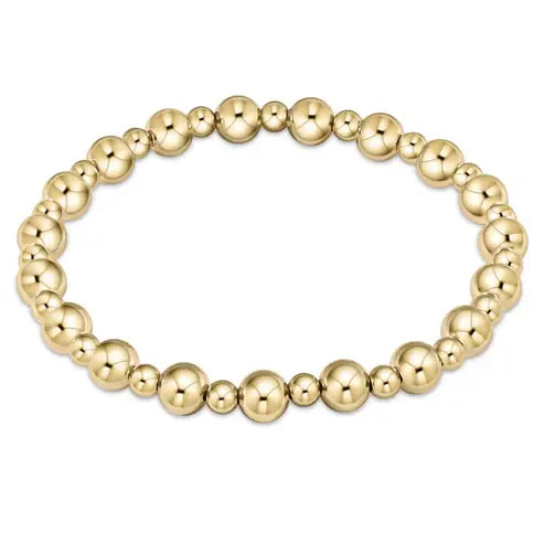 eNewton Extends Classic Grateful Pattern Bead Bracelet | 6mm