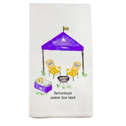 Saturdays Under the Tent Towel
