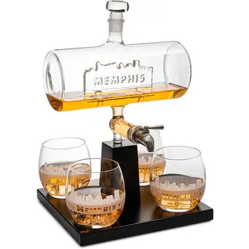 Memphis  Skyline Decanter Set | 37oz
