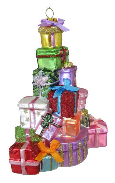 Stacked Presents Tree Ornament
