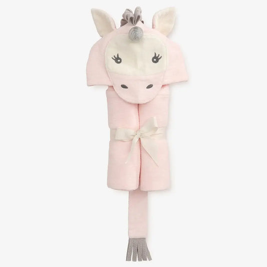Hooded Baby Bath Wrap | Pink Unicorn