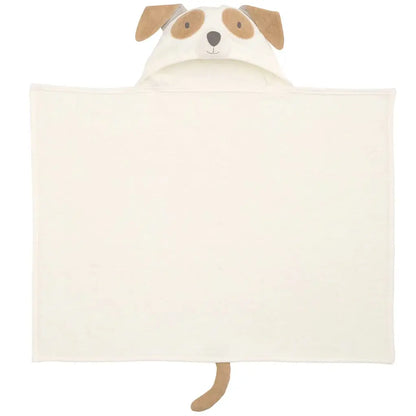 Hooded Baby Bath Wrap | Brown Puppy