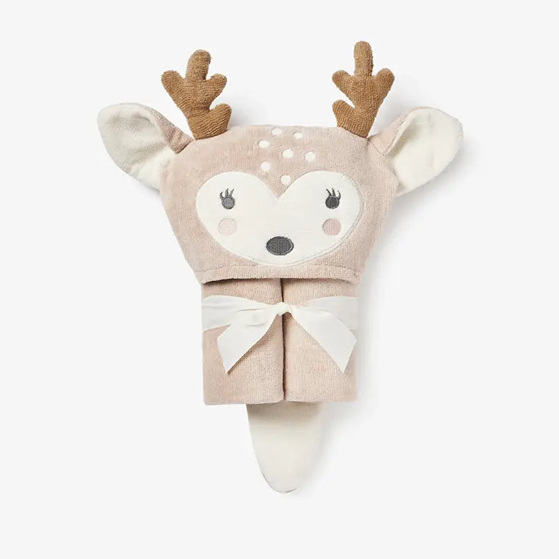 Hooded Baby Bath Wrap| Taupe Fawn
