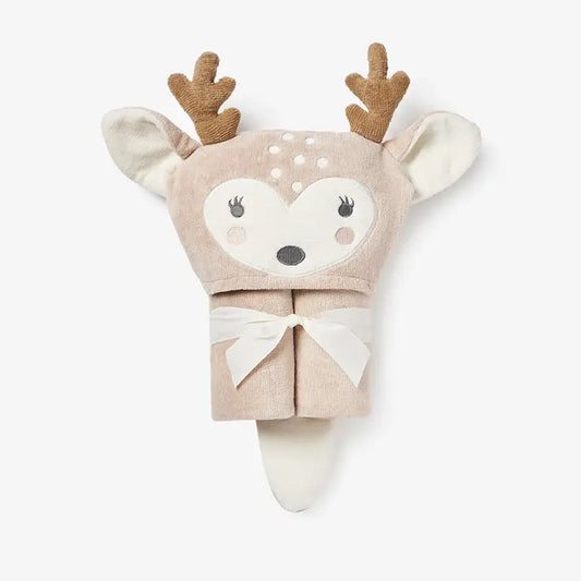 Hooded Baby Bath Wrap| Taupe Fawn