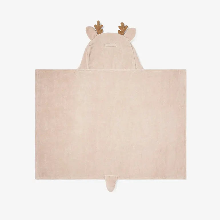 Hooded Baby Bath Wrap| Taupe Fawn