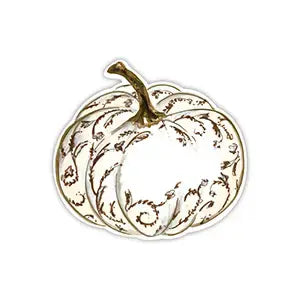 Die Cut Accents Brown Chinoiserie Pumpkin