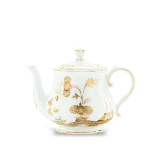 Ginori 1735 Oriente Italiano Aurum Teapot with Cover | 24oz
