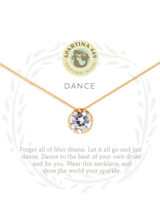 Dance 18k Gold Plate Necklace, 18-21"
