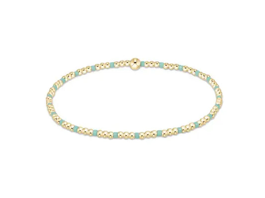 eNewton Hope Sincerity 2mm Bead Bracelet | Mint