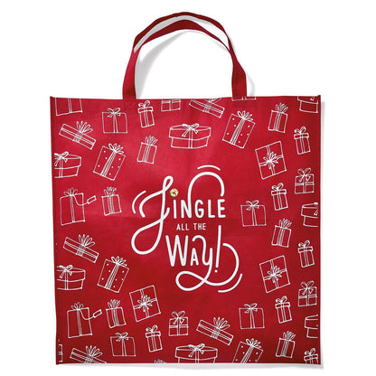 Red Oversized Bag "Jingle All the Way"