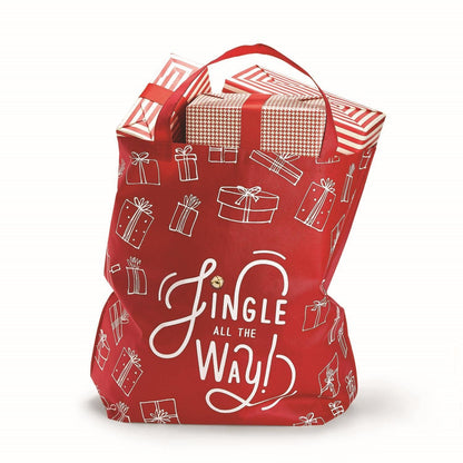 Red Oversized Bag "Jingle All the Way"