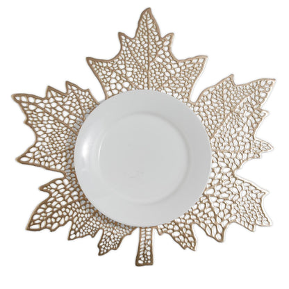 Gold Leaf Placemat S/4