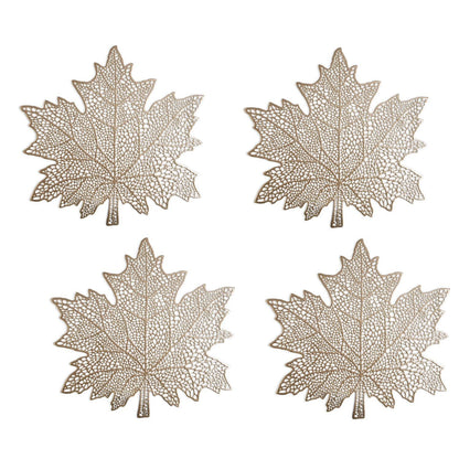 Gold Leaf Placemat S/4