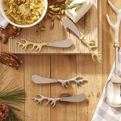 Deer Antler Spreader S/2 Silver
