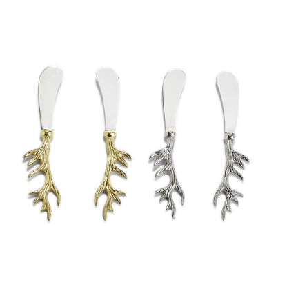 Deer Antler Spreader S/2 Silver