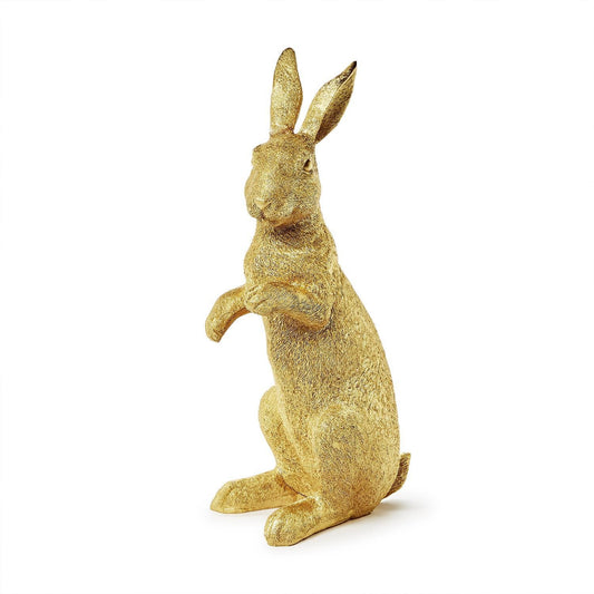 Golden Bunny Decor | 18.5in