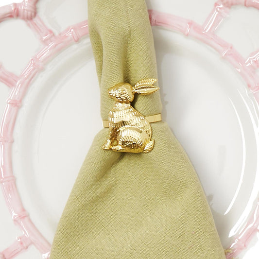Golden Bunny Napkin Ring | Box of 36